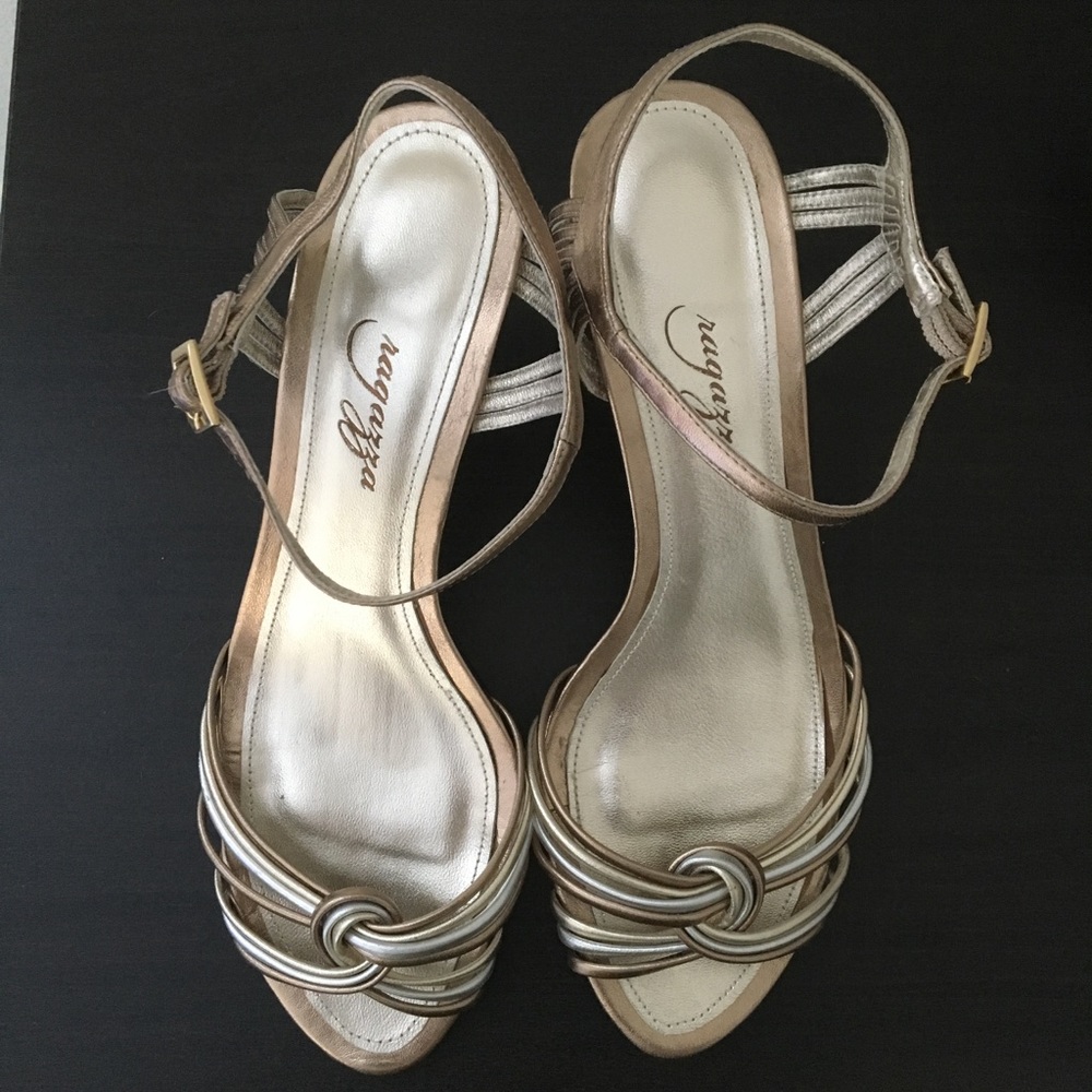 Ragazza Strappy Bronze/Gold Sandals SZ 8B